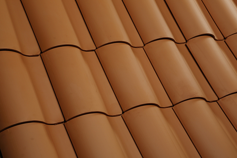 It's time to decorate your house with orange clay roof tiles